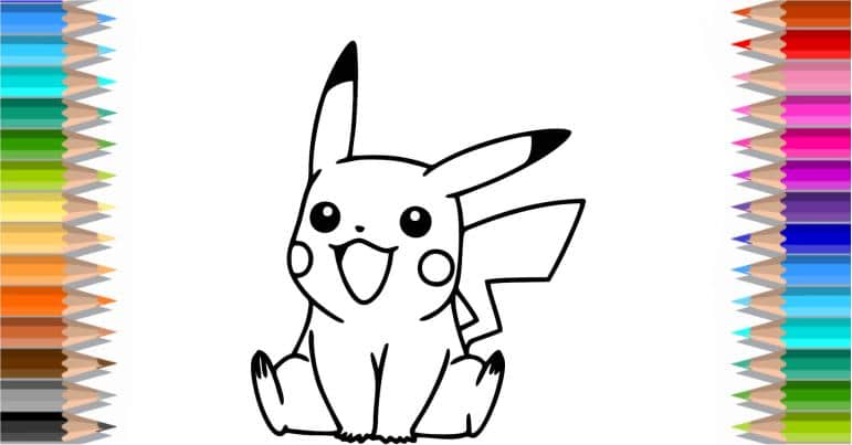 desenhos de pikachu para imprimir em tamanho grande