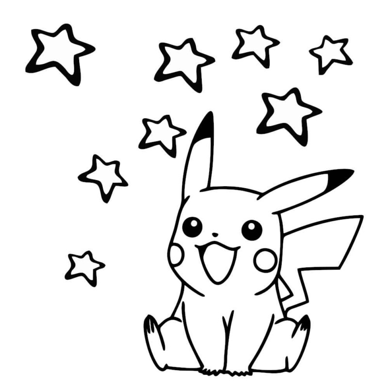desenhos de pikachu para imprimir em tamanho grande