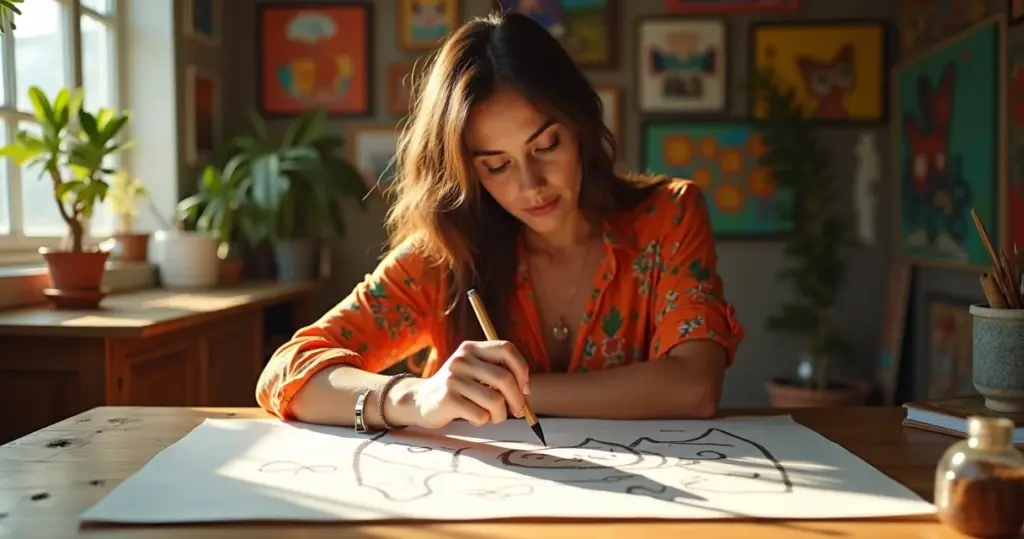 15 Ideias de Desenhos para Desenhar que Transformam Rabiscos em Arte