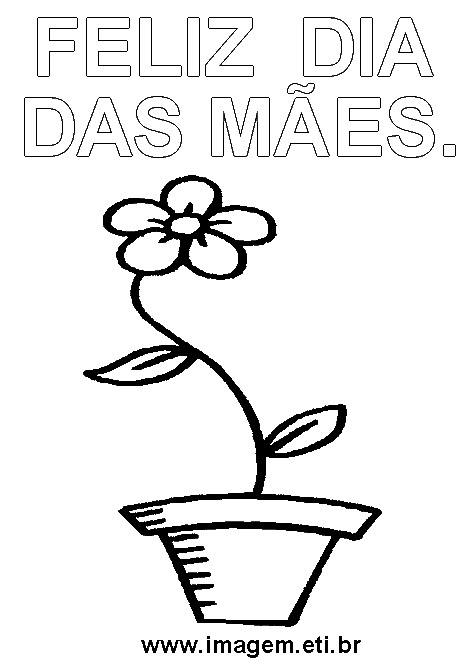 desenhos simples dia das mães