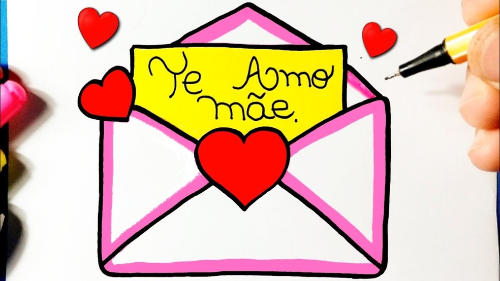 desenho de presente para mãe