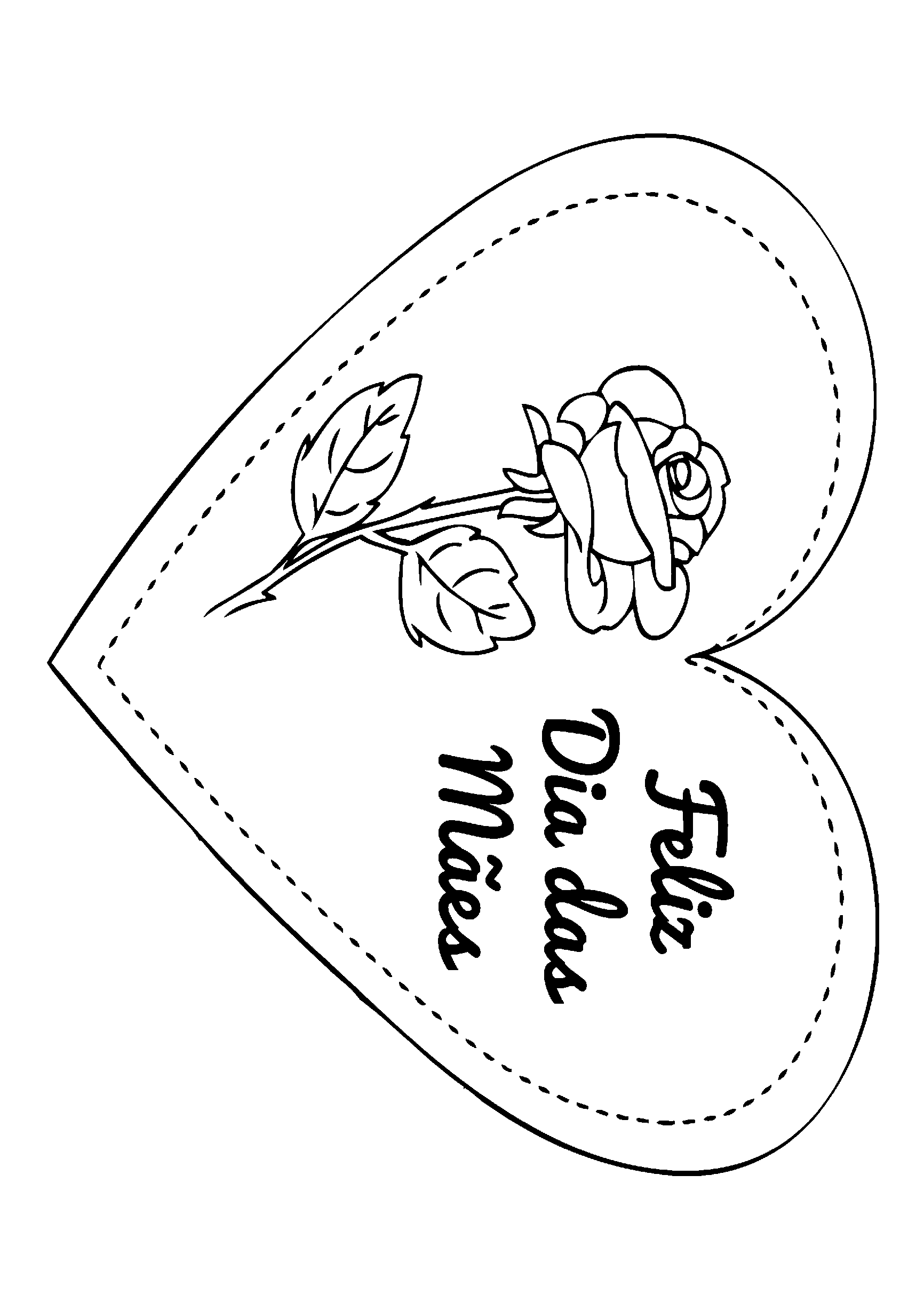 desenho de flores para o dia das mães