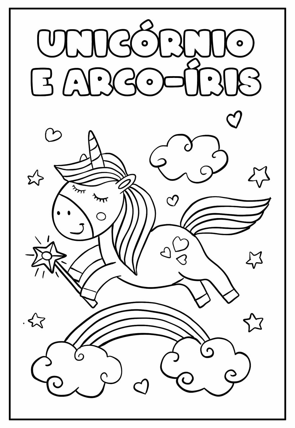 como desenhar um unicórnio passo a passo
