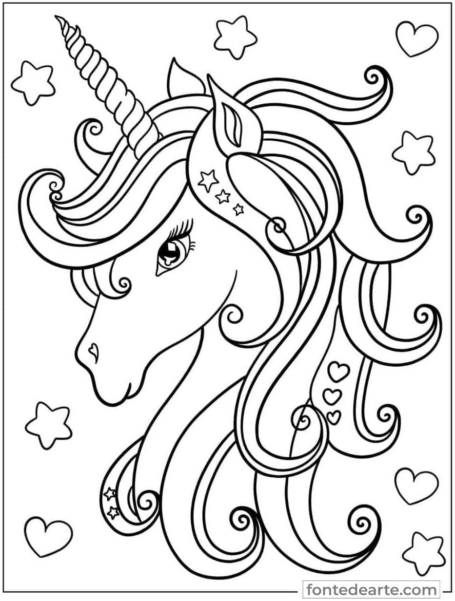 como desenhar um unicórnio passo a passo