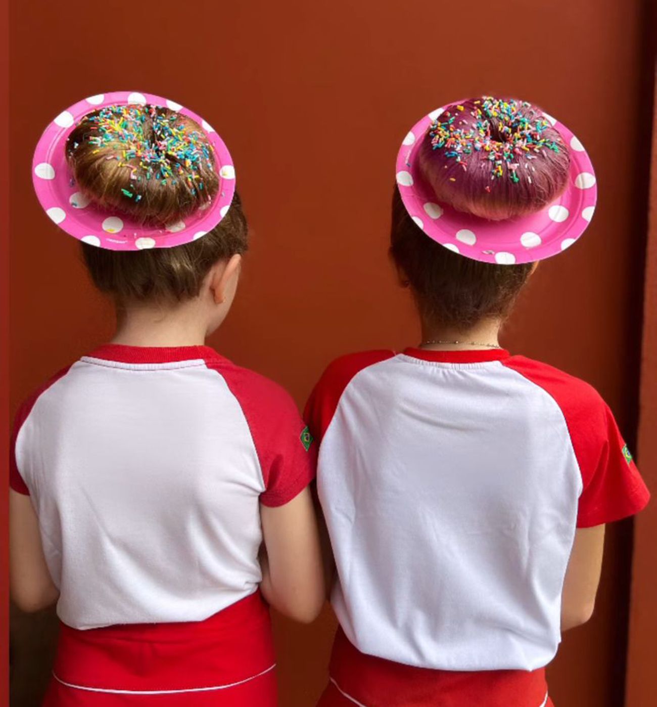 penteados de comida para dia do cabelo maluco