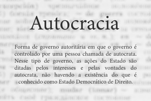 diferença entre democracia e autocracia