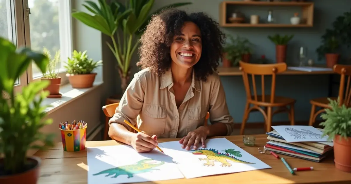 15 Ideias de Dinossauro para Colorir que Desenvolvem seu Filho