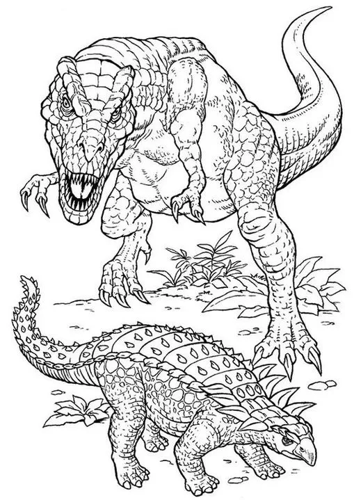 erros comuns ao colorir dinossauros para imprimir