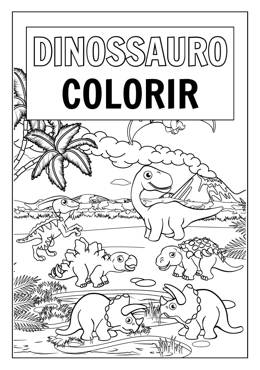 desenhos de dinossauro t rex vs triceratops para colorir