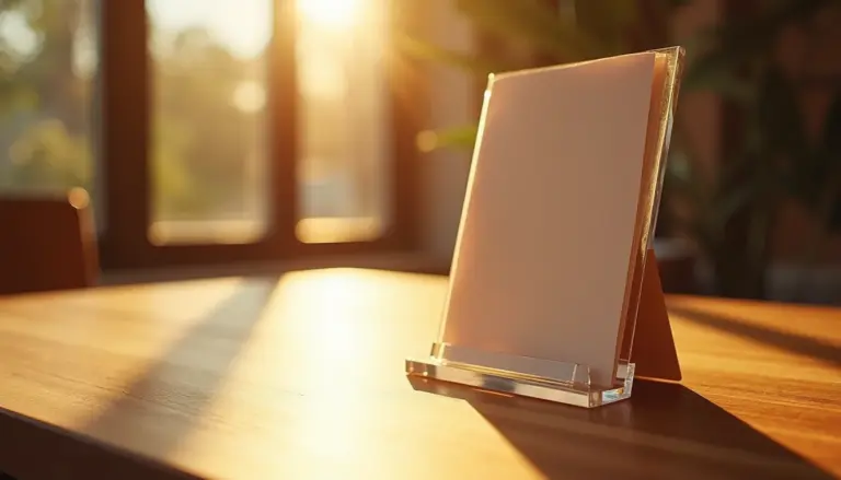 Display de mesa: o material que dura mais e o que é só para emergência