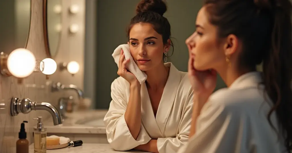 Erros comuns ao tirar maquiagem e como evitar: seu ritual noturno está envelhecendo sua pele?