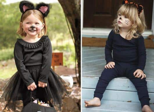 fantasia menina improvisada