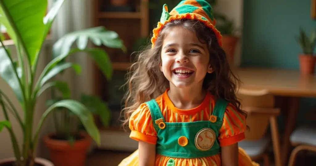 Fantasia Menina Improvisada: Ideias Criativas com o que Você Tem