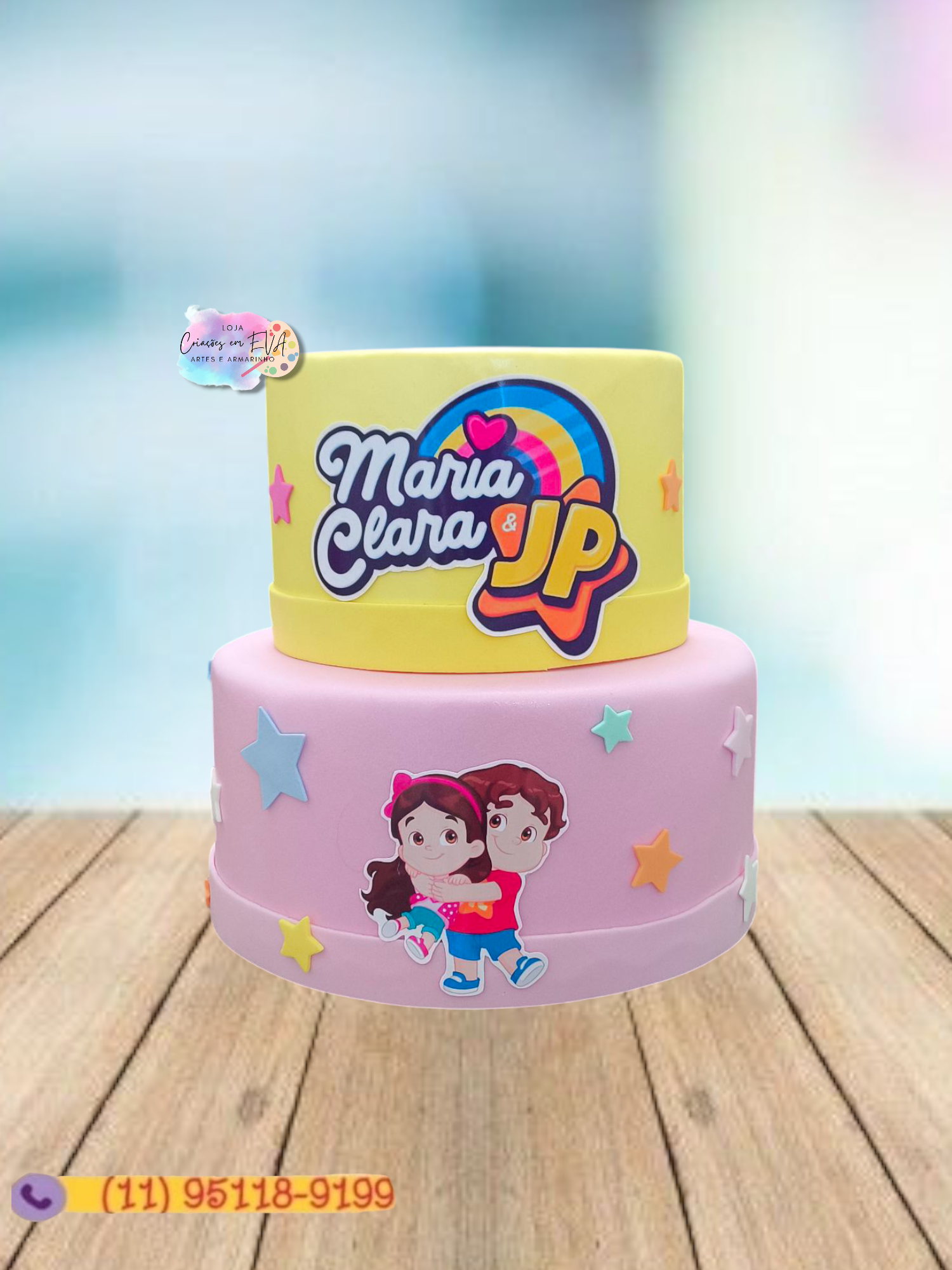 como fazer painel de festa Maria Clara e JP em casa