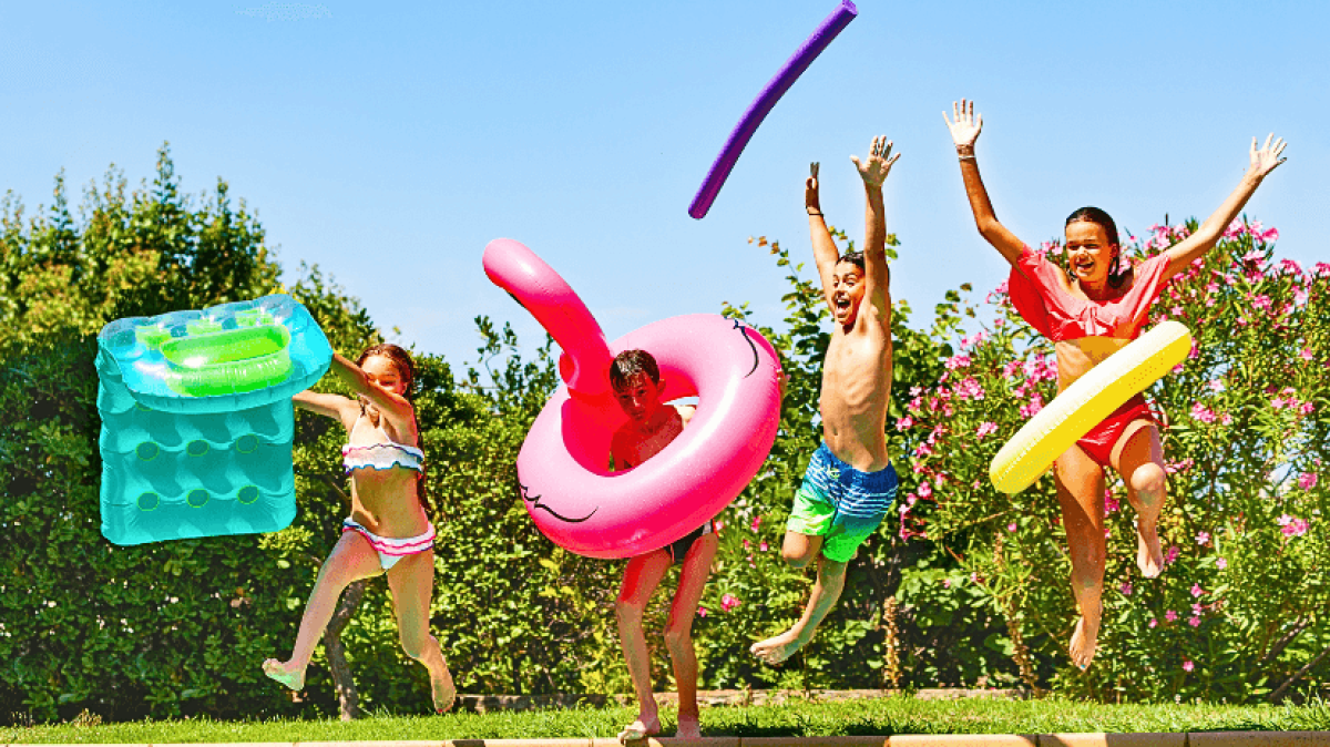 festa infantil na piscina