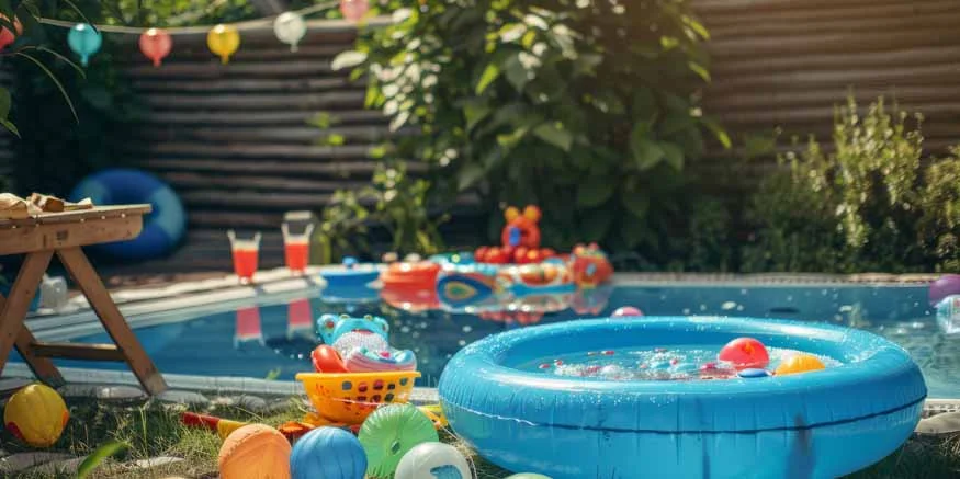 erros comuns ao organizar uma festa infantil na piscina