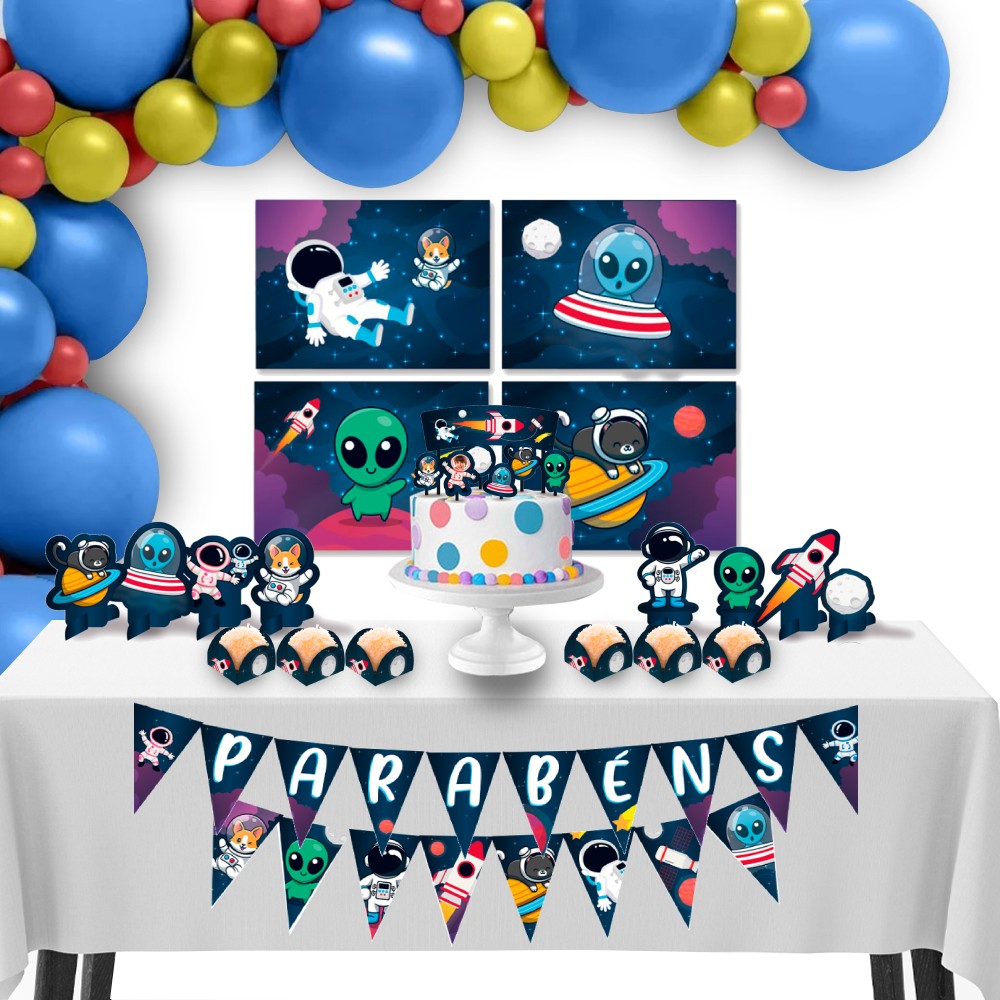 Festa astronauta infantil