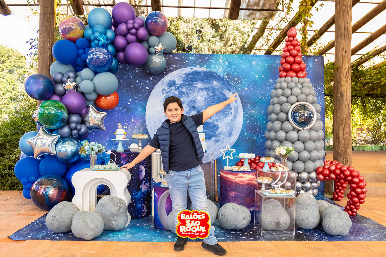 Decoração quarto astronauta