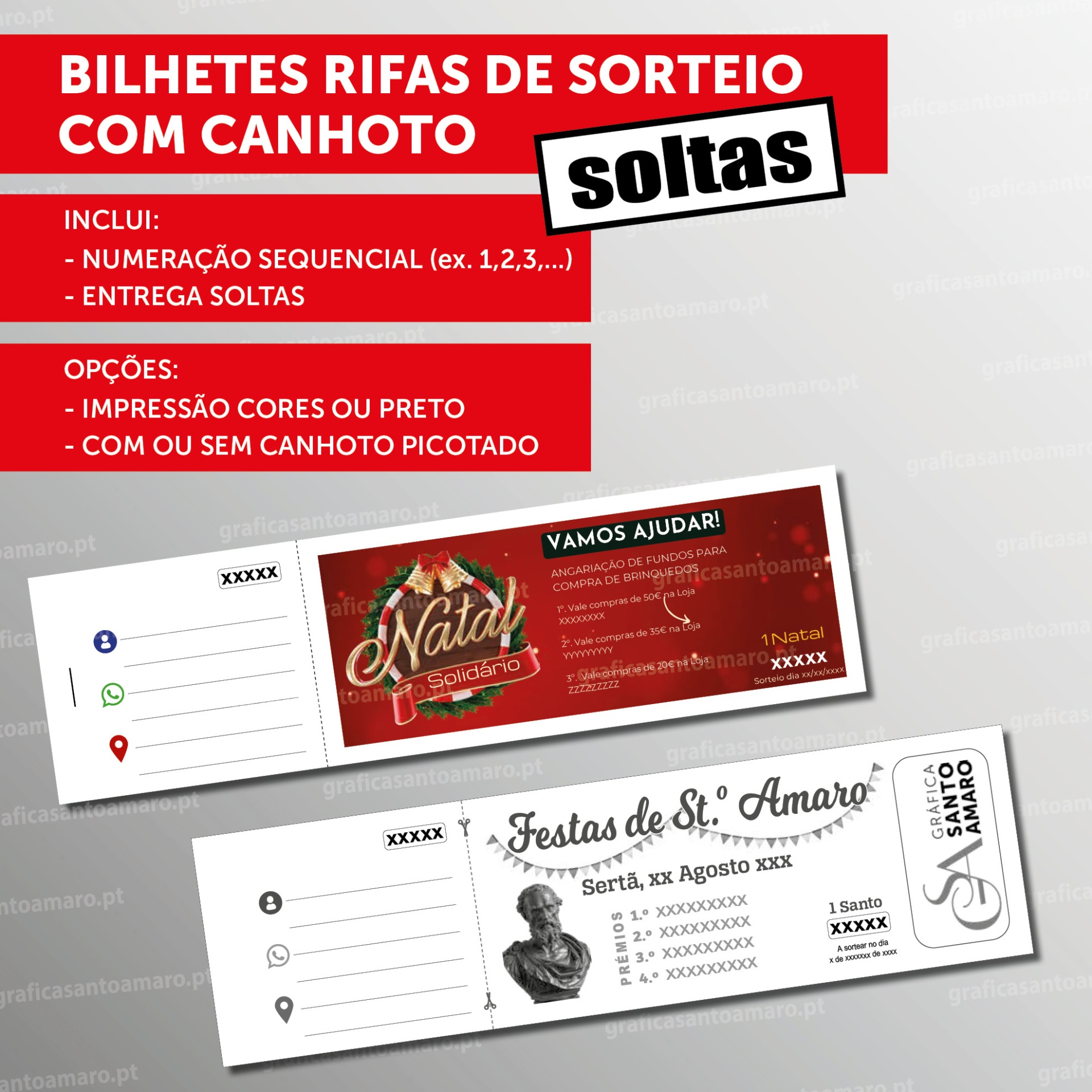 formulário de sorteio