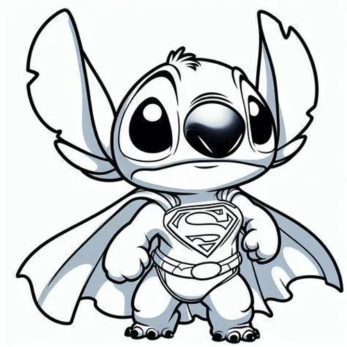 foto do stitch para pintar