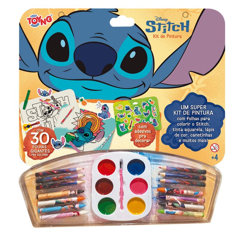 custo de materiais para pintar desenhos do stitch