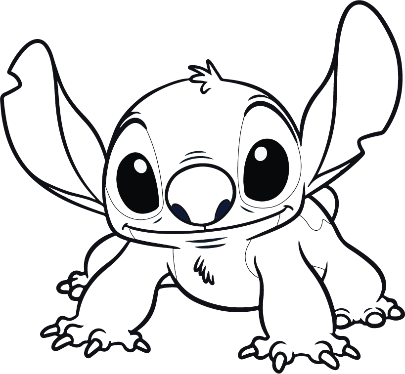 desenhos do stitch para pintar e se inspirar