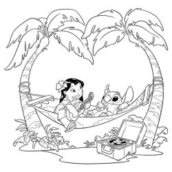 desenho do stitch vs stitch 3d para colorir