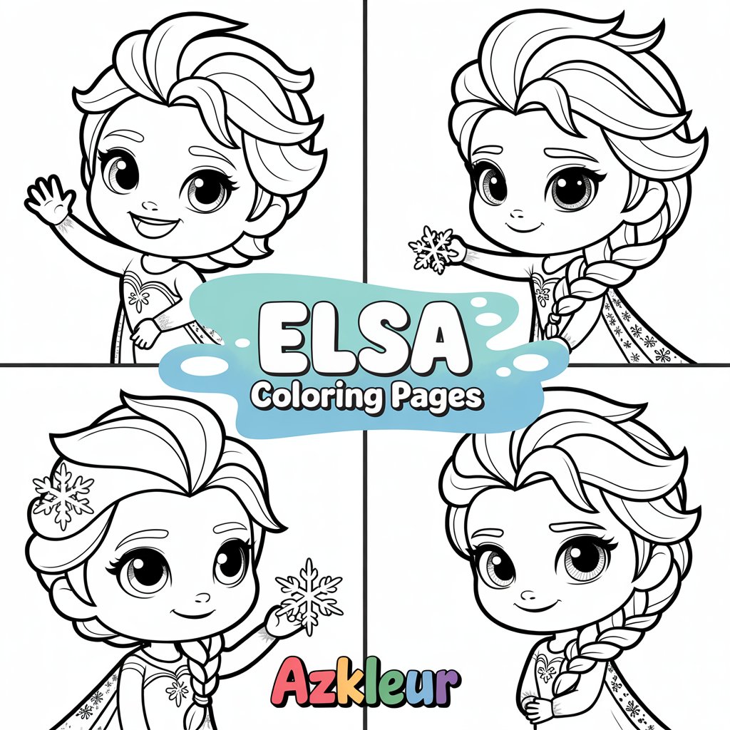 desenhos de Frozen vs. desenhos de Moana para colorir