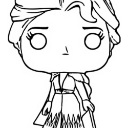 frozen desenho para colorir