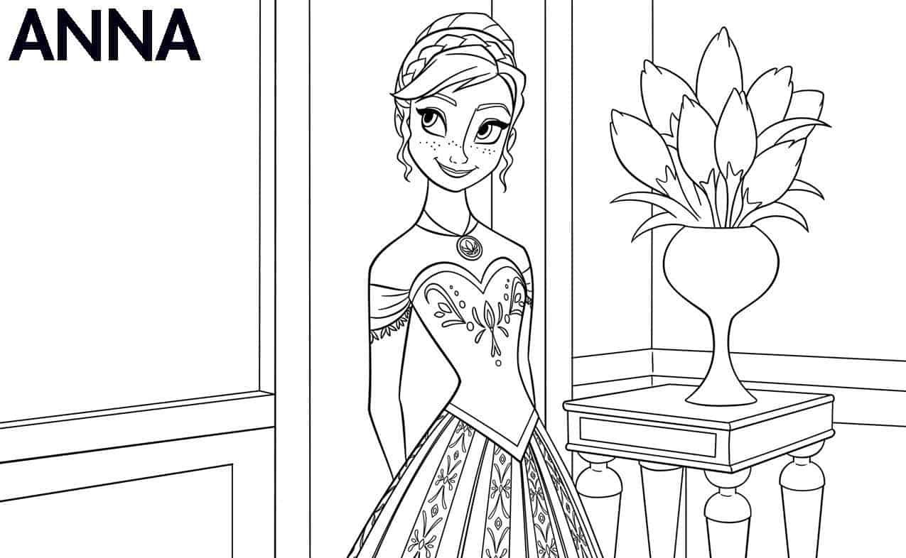 melhores desenhos da Elsa para colorir