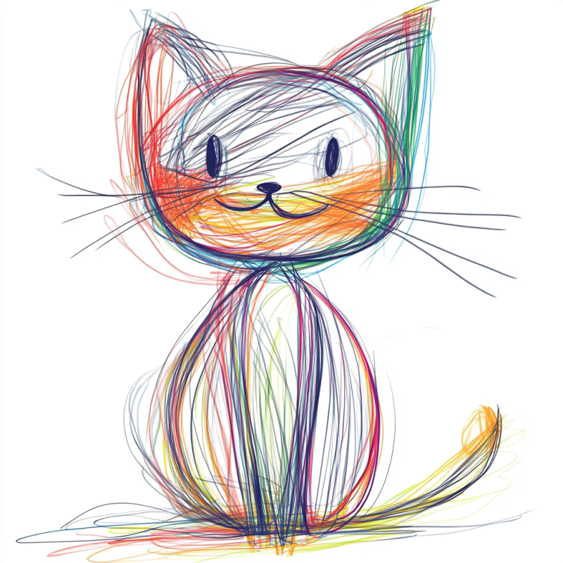 melhores gatos para colorir para crianças