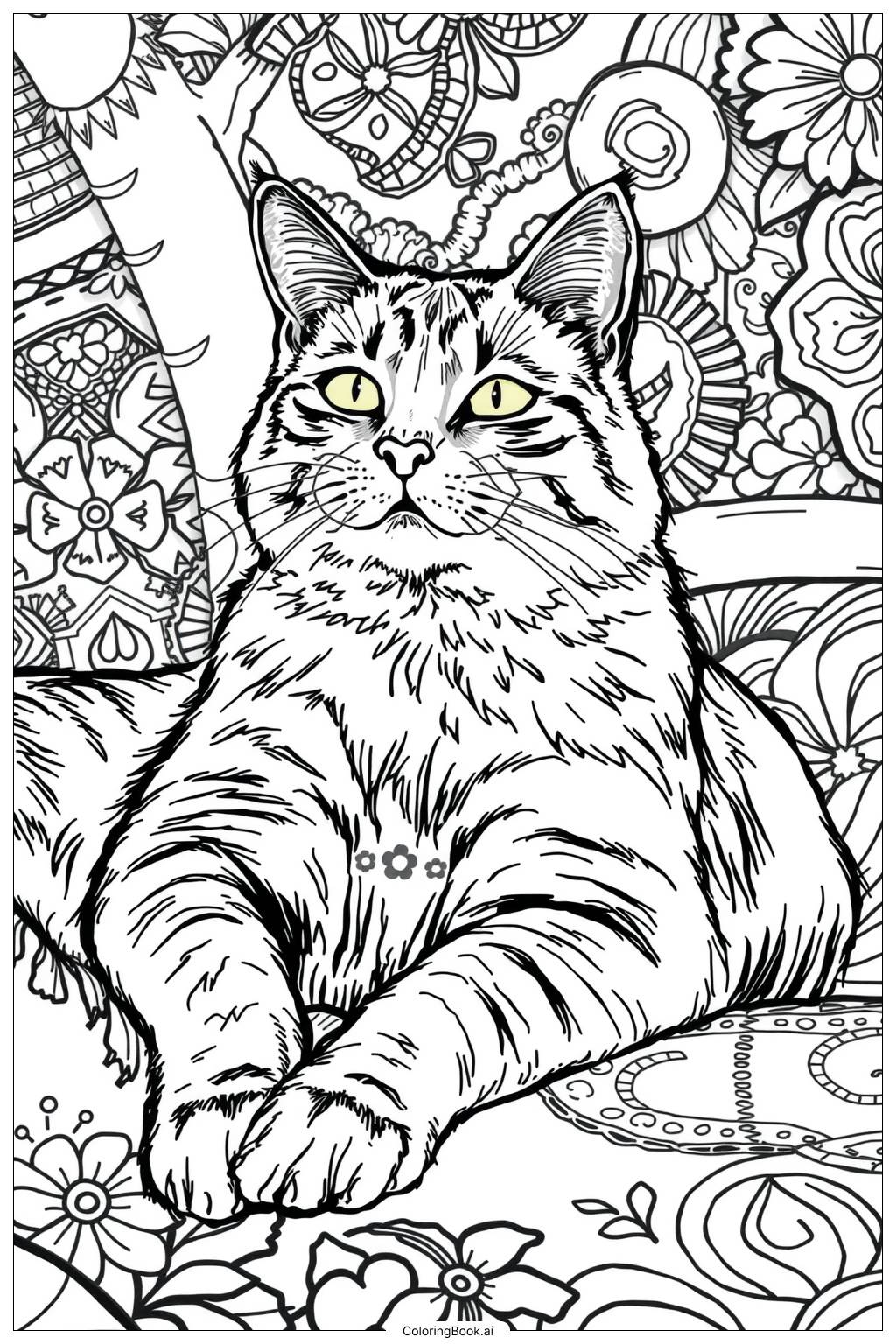 melhores gatos para colorir para crianças