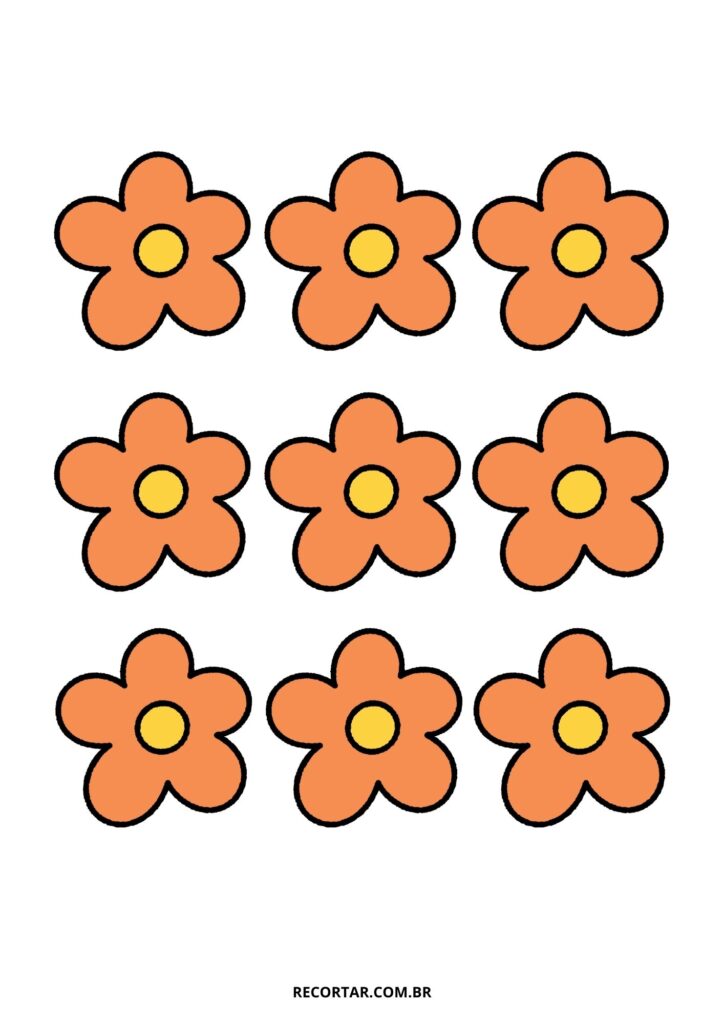 molde de girassol para imprimir vs. molde de girassol em EVA