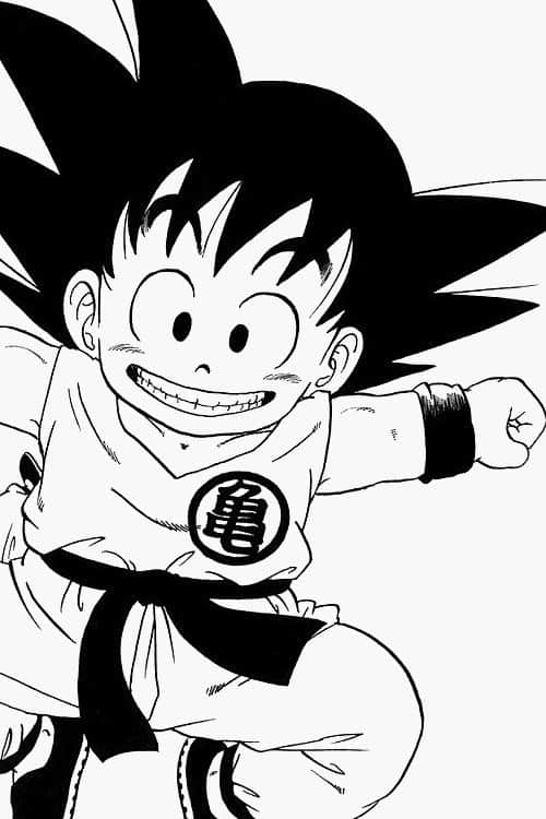 como desenhar goku passo a passo