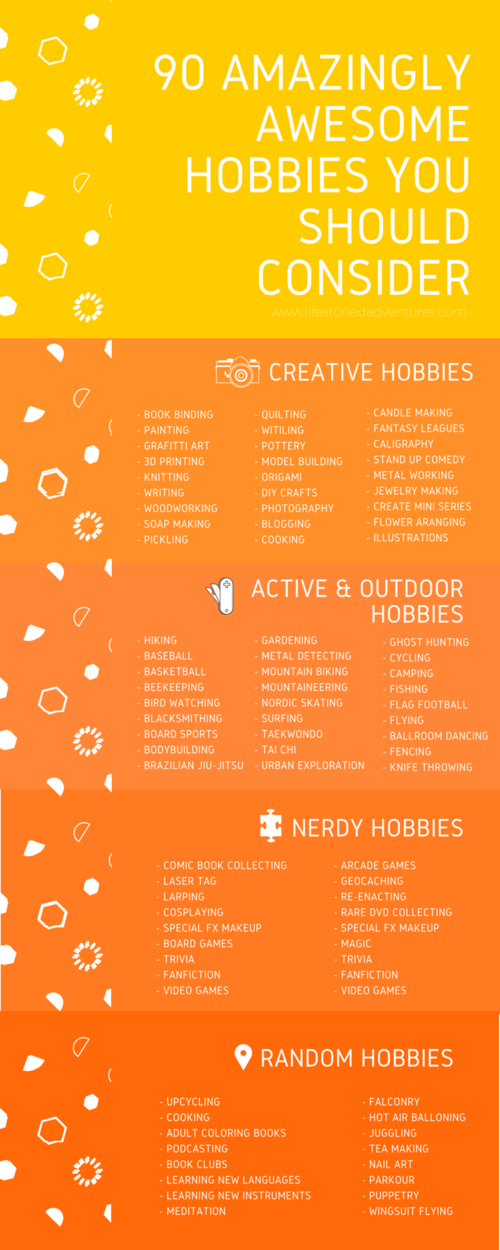ideias de hobbies para iniciantes