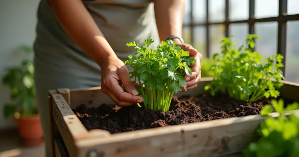 Horta em caixotes de feira: como ter temperos frescos gastando menos de R$ 100