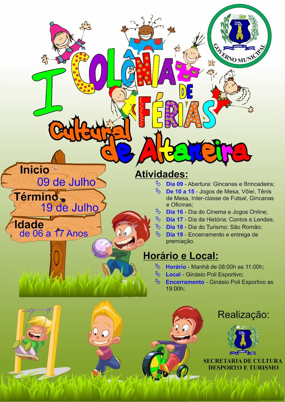 cartaz interclasse para inspirar
