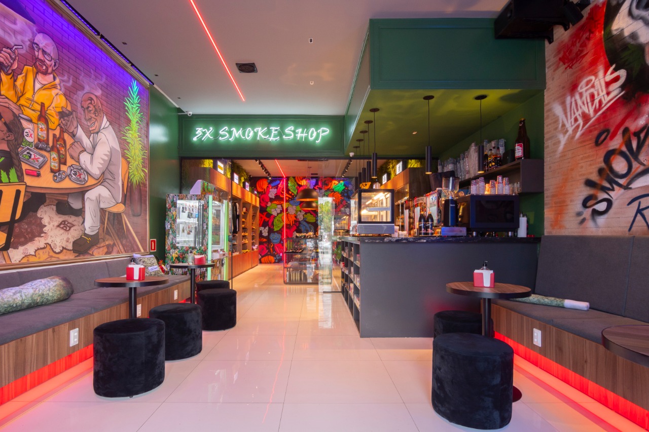 ideias de decoração para tabacaria moderna