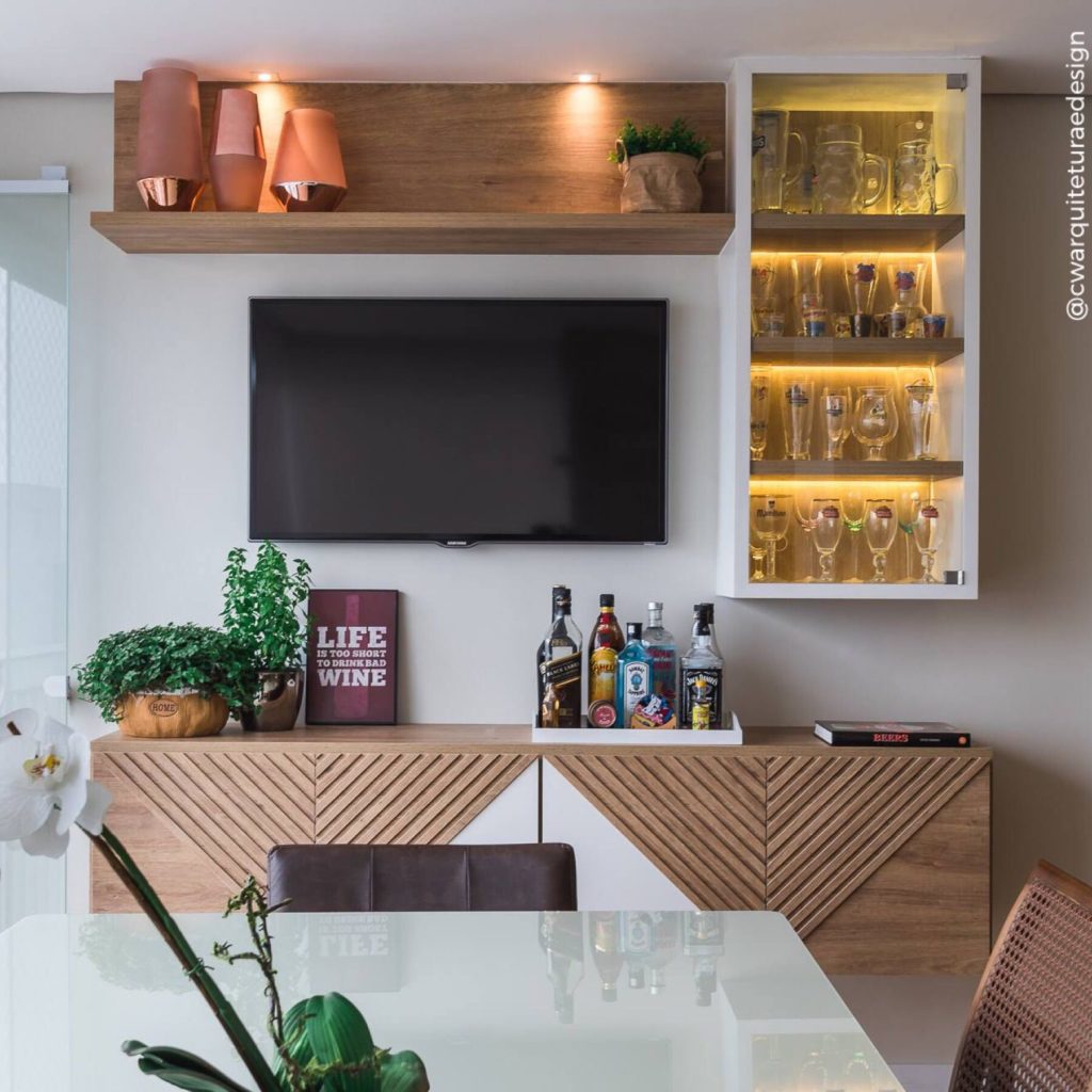 ideias de decoração para tabacaria moderna