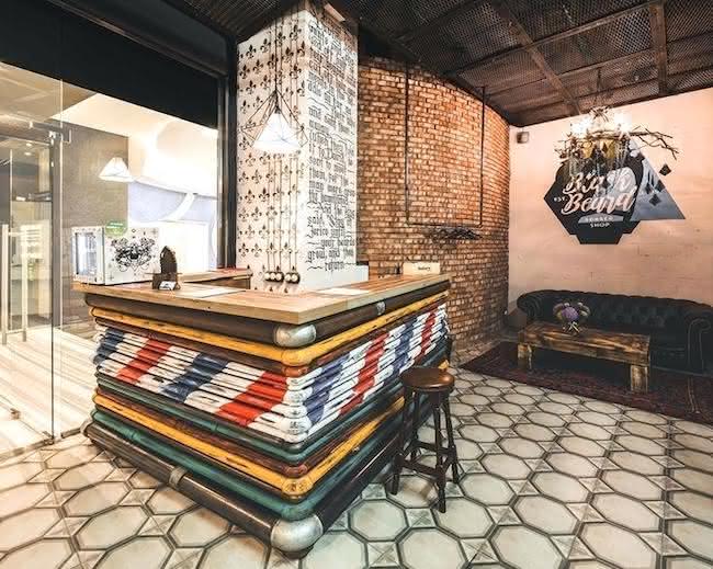 tabacaria industrial chic ou minimalista qual escolher