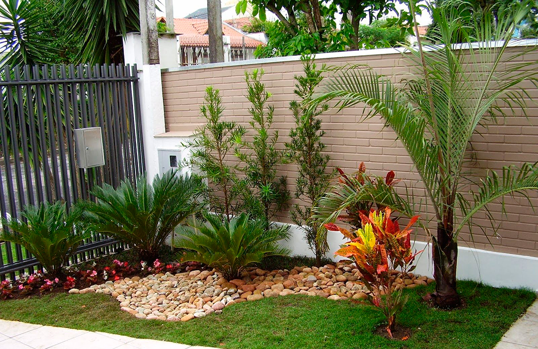 20 ideias criativas jardim com pedras quintal pequeno