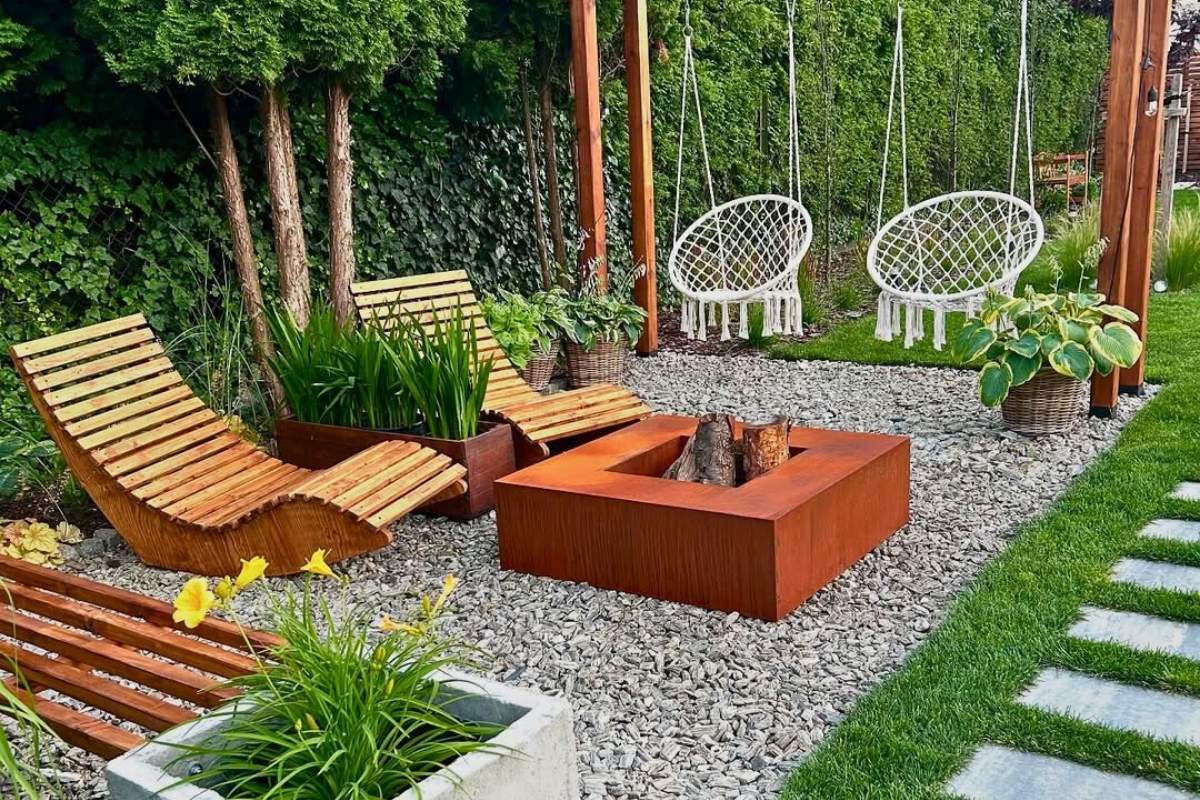 20 ideias criativas jardim com pedras quintal pequeno