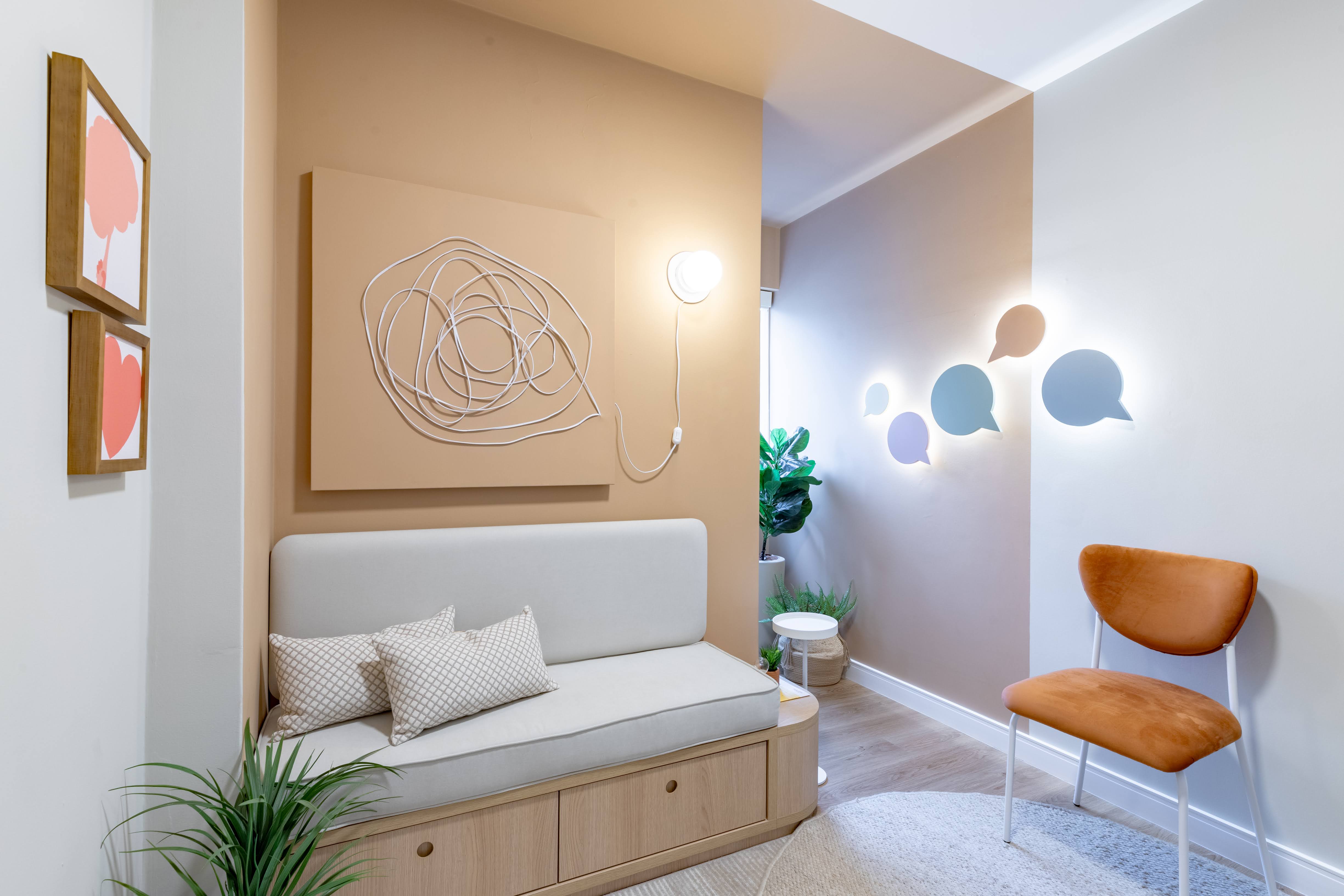 melhores ideias decoração consultório psicologia moderno