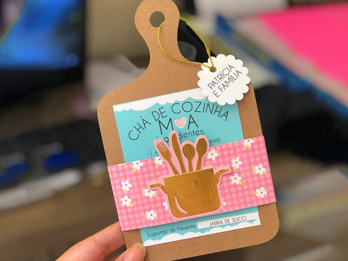 convite chá de panela