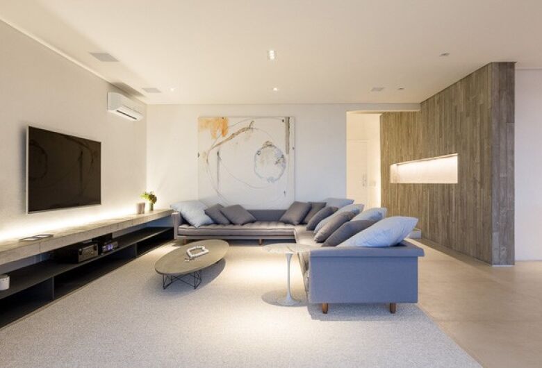 iluminação led vs halógena para sala