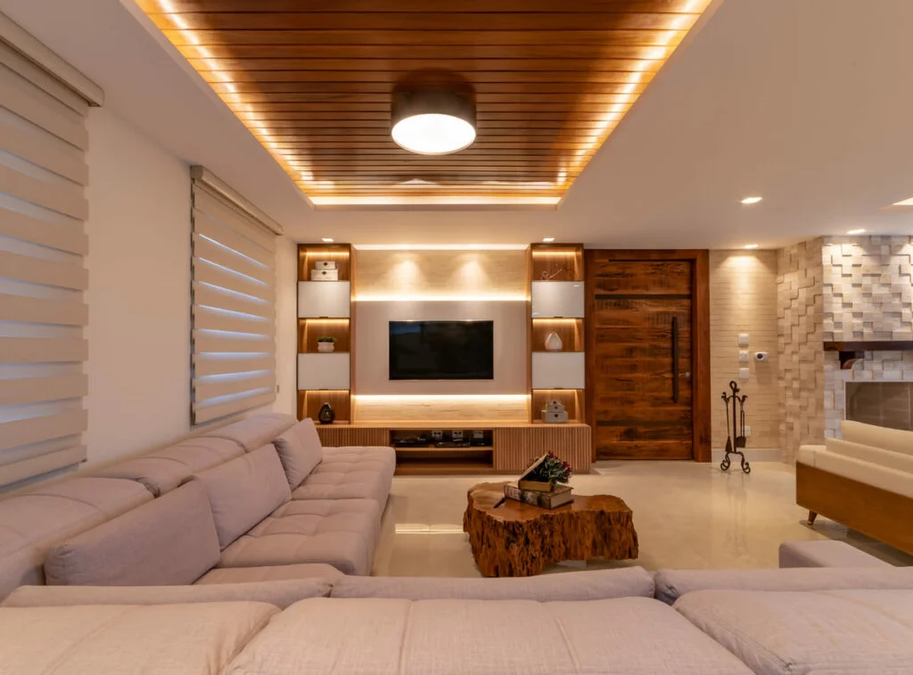 erros comuns ao iluminar a sala de estar