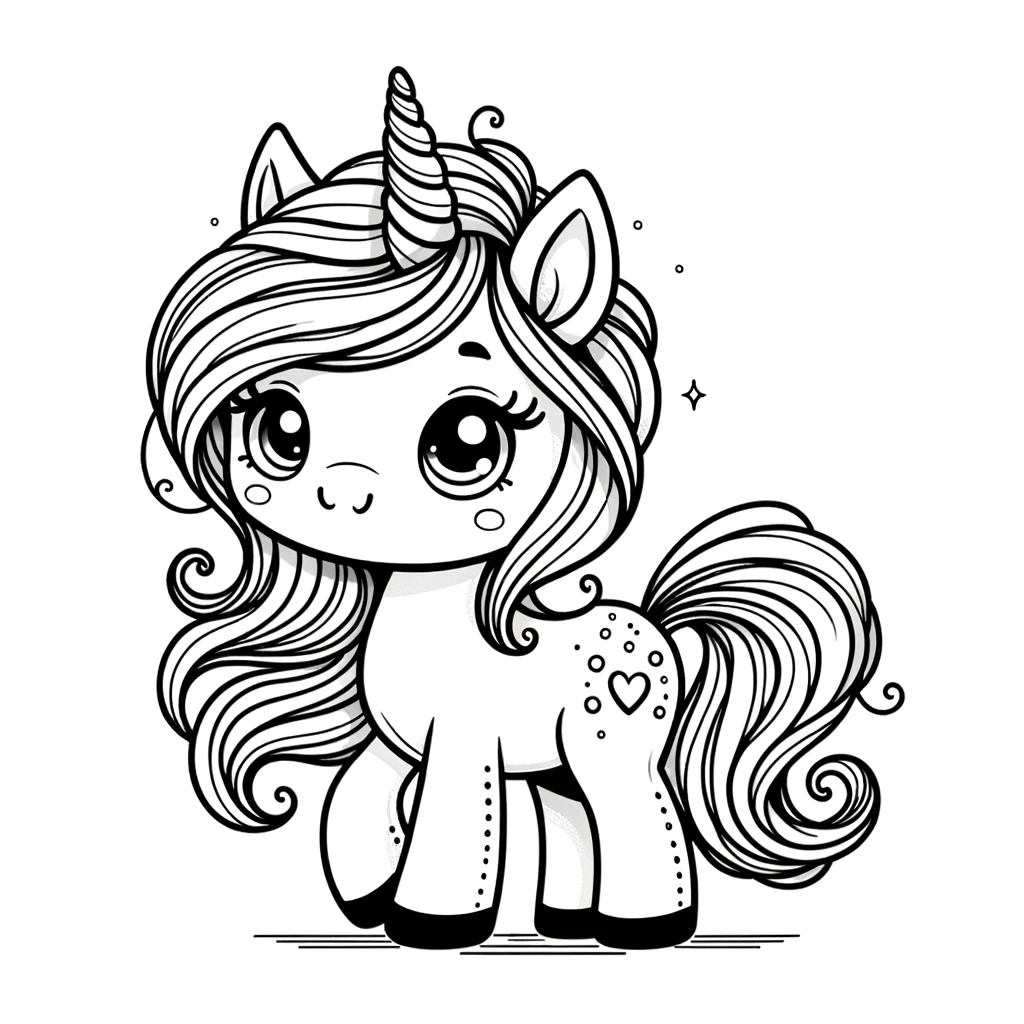 desenhos de unicórnio para imprimir grátis