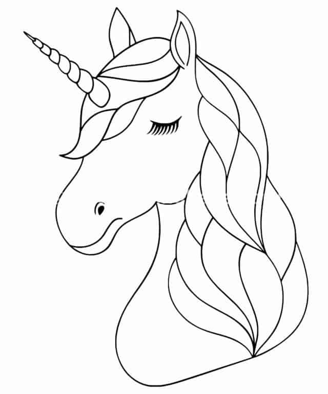 unicornio para imprimir em pdf