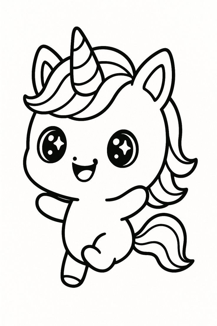 estampa de unicórnio para imprimir