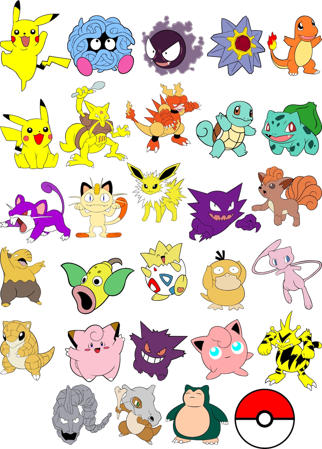 imagem pokemon para imprimir